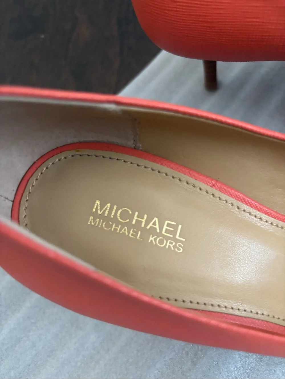 MICHAEL Michael Kors Coral Pink Pointed-Toe Heels